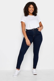 Evans Curve Fit Blue Skinny Jeans - Image 2 of 2