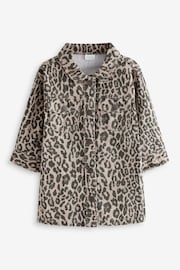 Animal Print 100% Cotton Shirt Dress (3mths-8yrs) - Image 7 of 8