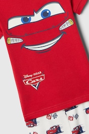 Gap Red Disney Cars Lightning McQueen Cotton Short Pyjama Set (6mths-5yrs) - Image 3 of 3