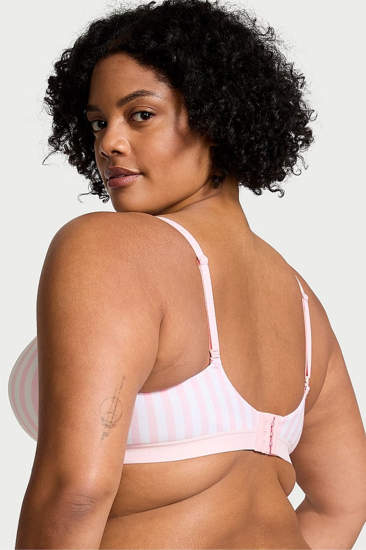 Victoria's Secret Pink Stripe Demi Lightly Lined Bra - Image 2 of 3