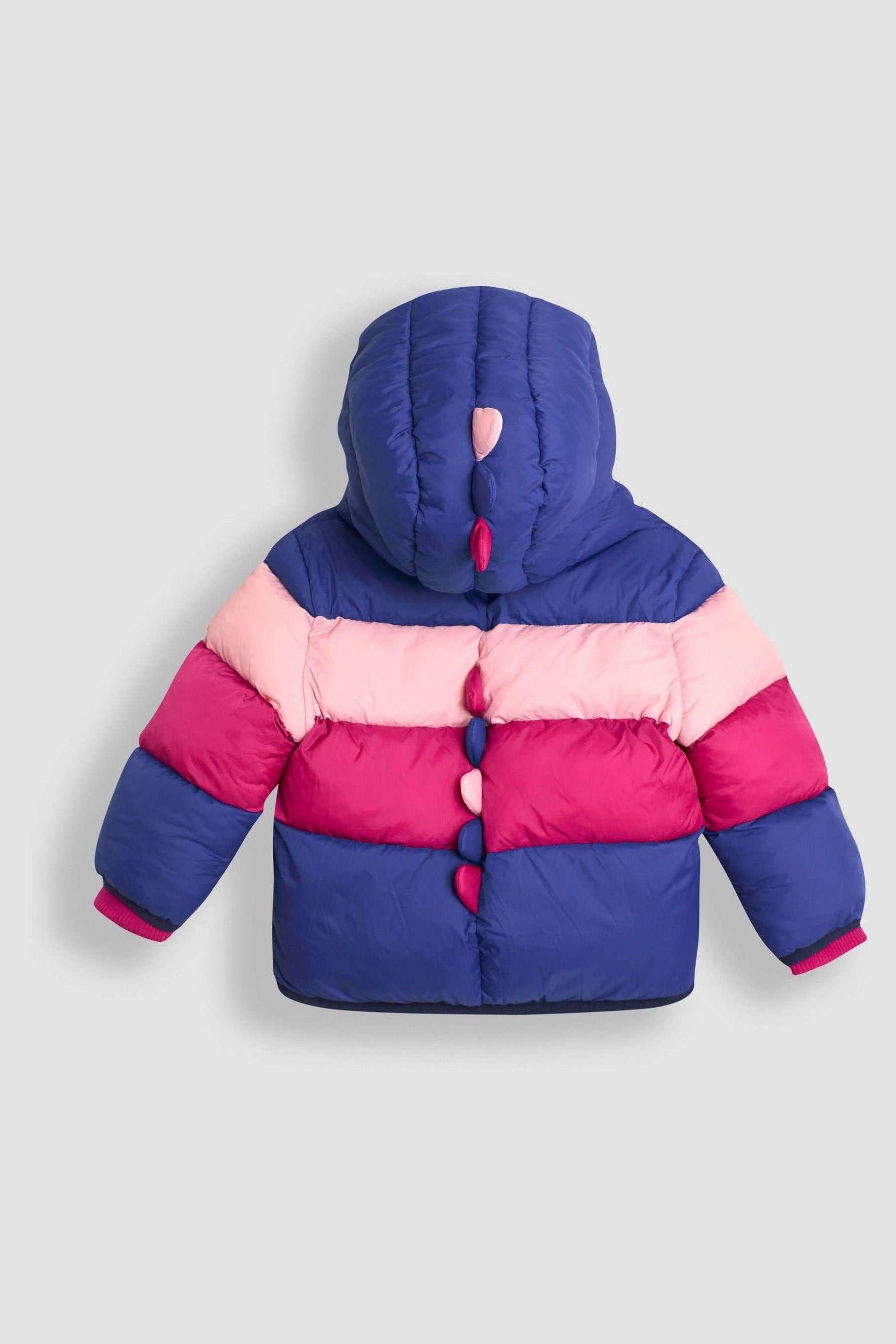 Buy JoJo Maman Bebe Cobalt Blue Dinosaur Puffer Jacket from Next Luxembourg