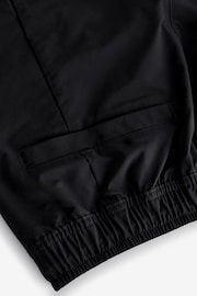 Black Relaxed Fit Tech Utility Pocket Cargo Trousers - Image 12 of 14