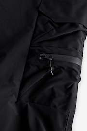 Black Relaxed Fit Tech Utility Pocket Cargo Trousers - Image 14 of 14