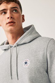 Converse Grey Chuck Patch Hoodie - Image 4 of 4