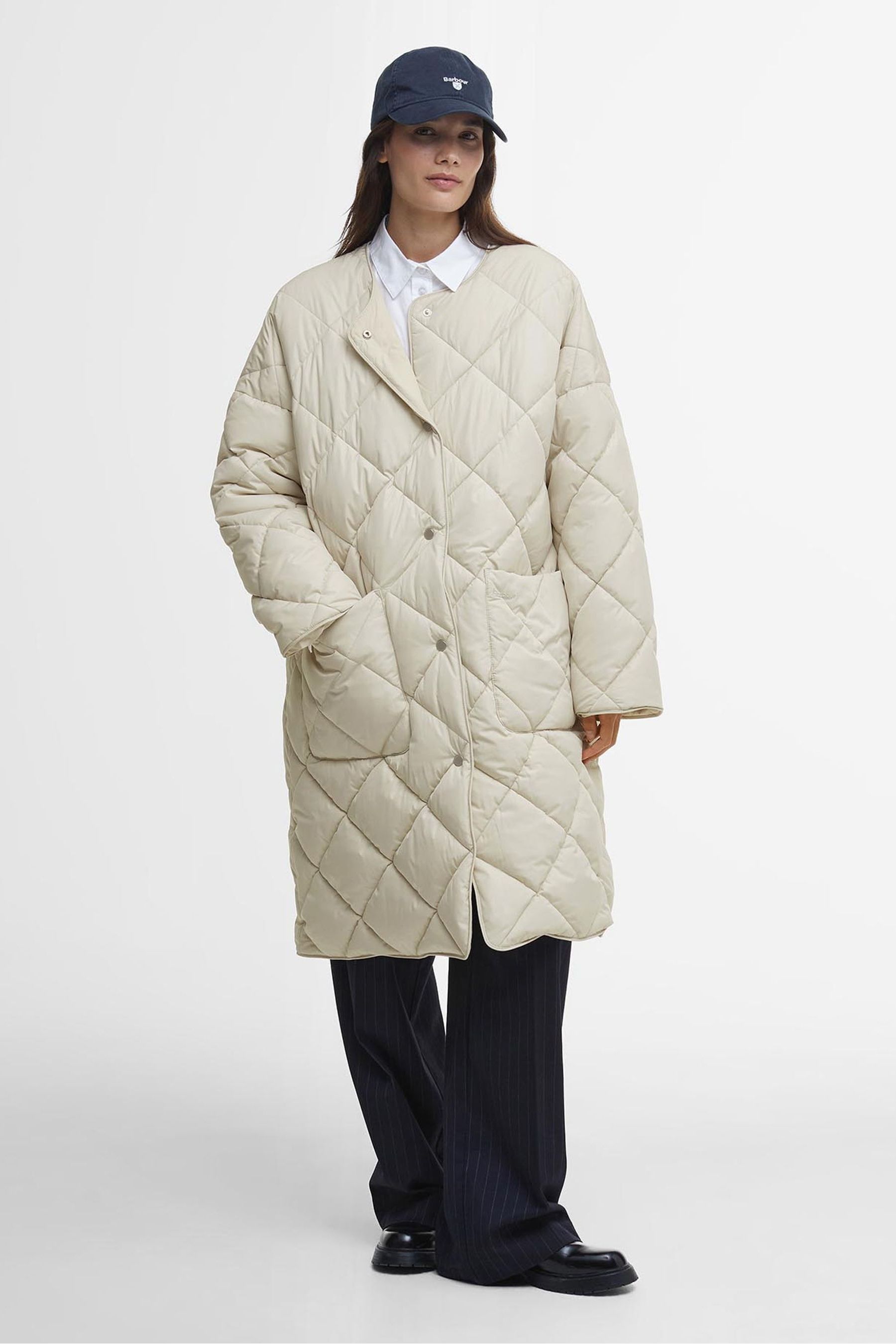 Barbour cream coat online