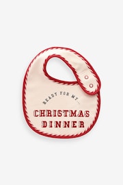 Red Christmas Baby Bib 3 Pack - Image 4 of 4