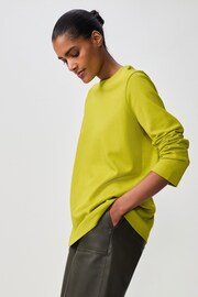 Green Heavyweight Long Sleeve T-Shirt - Image 1 of 9