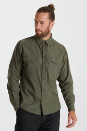 Craghoppers Green Kiwi Long Sleeved Shirt - Image 1 of 5