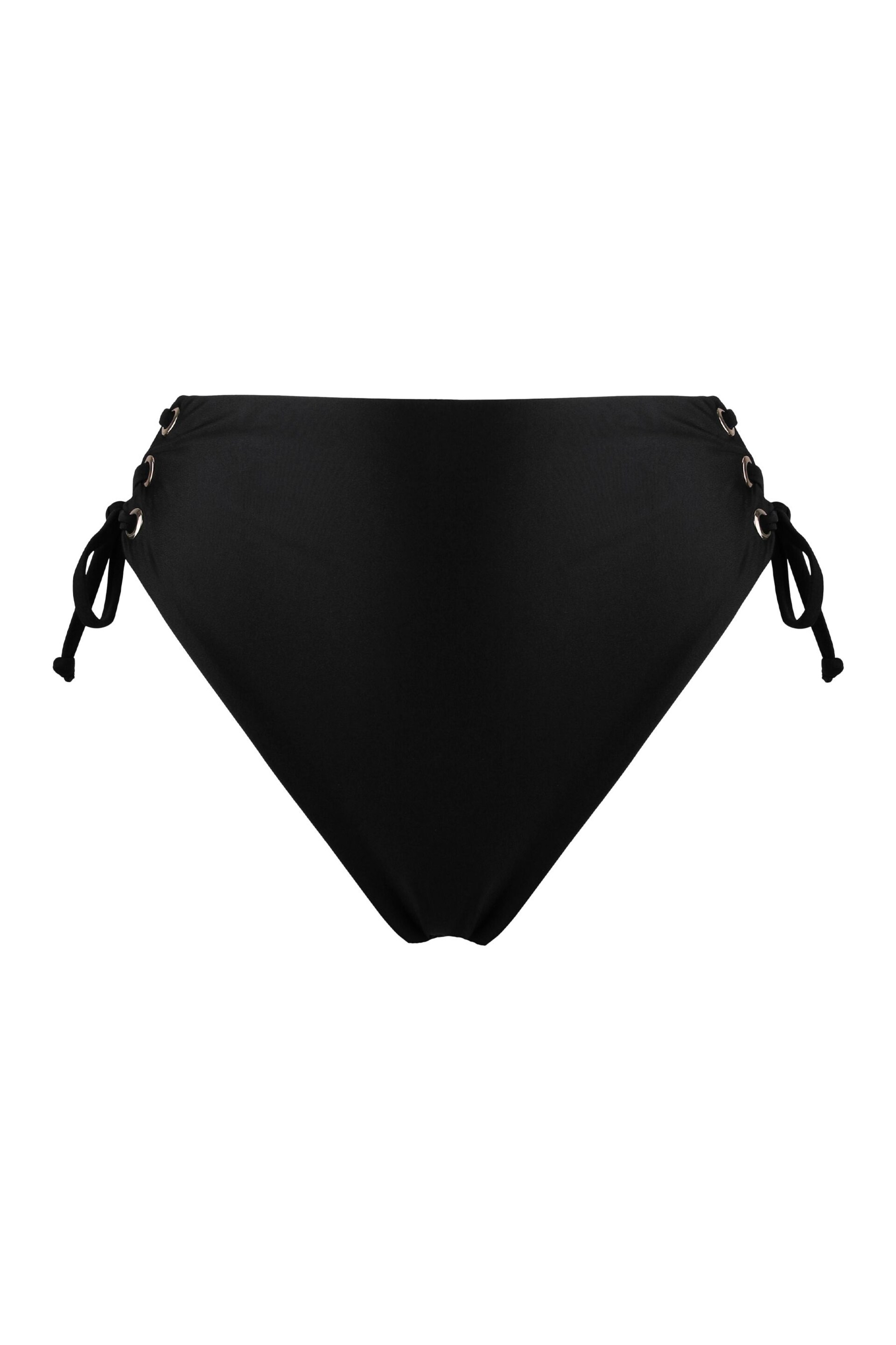 Pour Moi Black High Waist India Bikini Bottom - Image 4 of 5