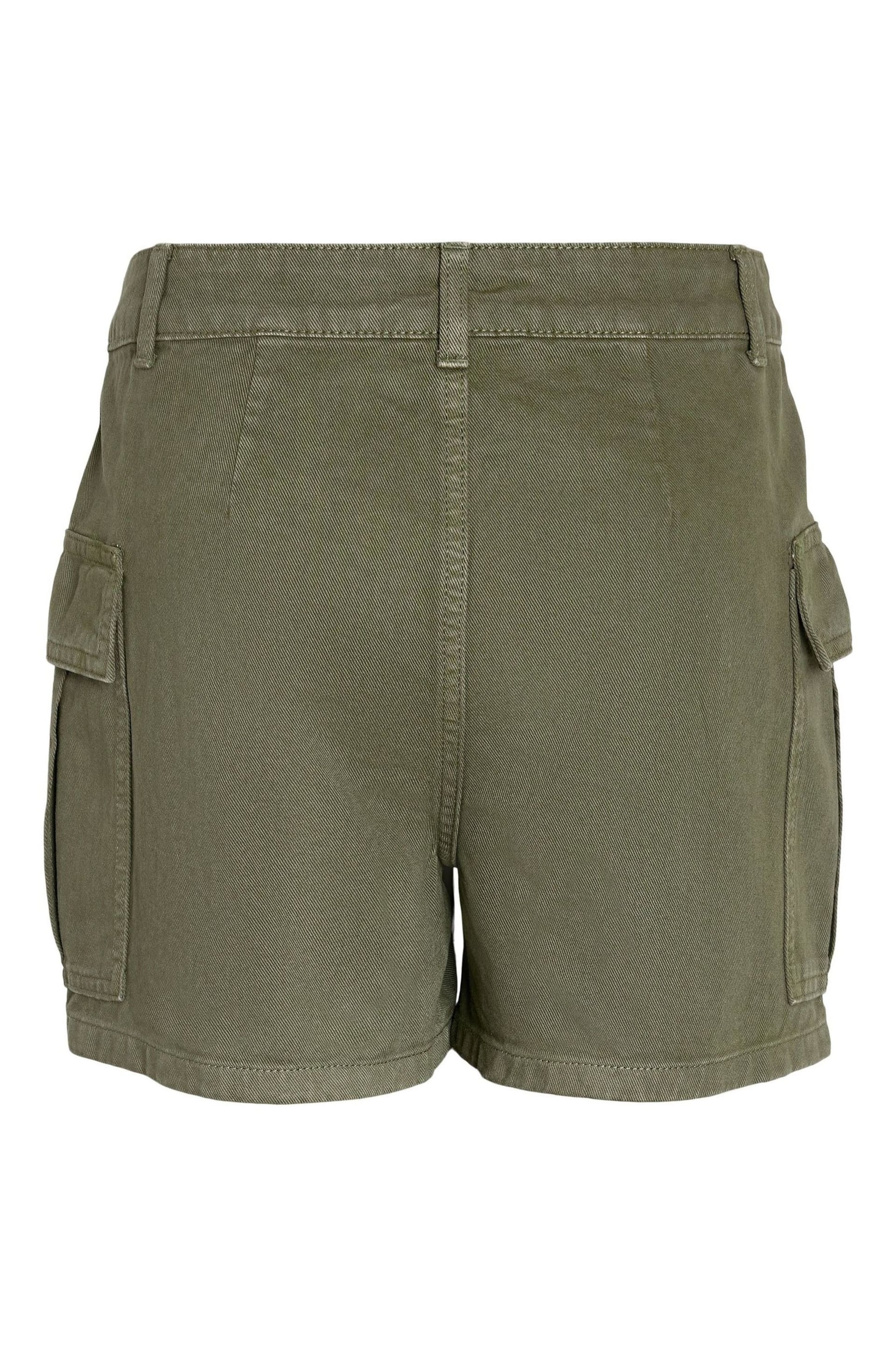 NOISY MAY Green Cargo Mom Denim Shorts - Image 2 of 2