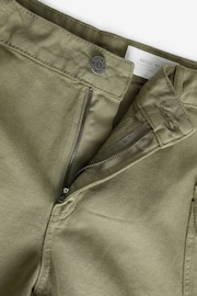 NOISY MAY Green Cargo Mom Denim Shorts - Image 3 of 4