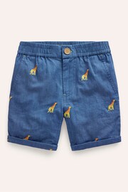 Boden Blue Smart Roll Up Shorts - Image 1 of 3