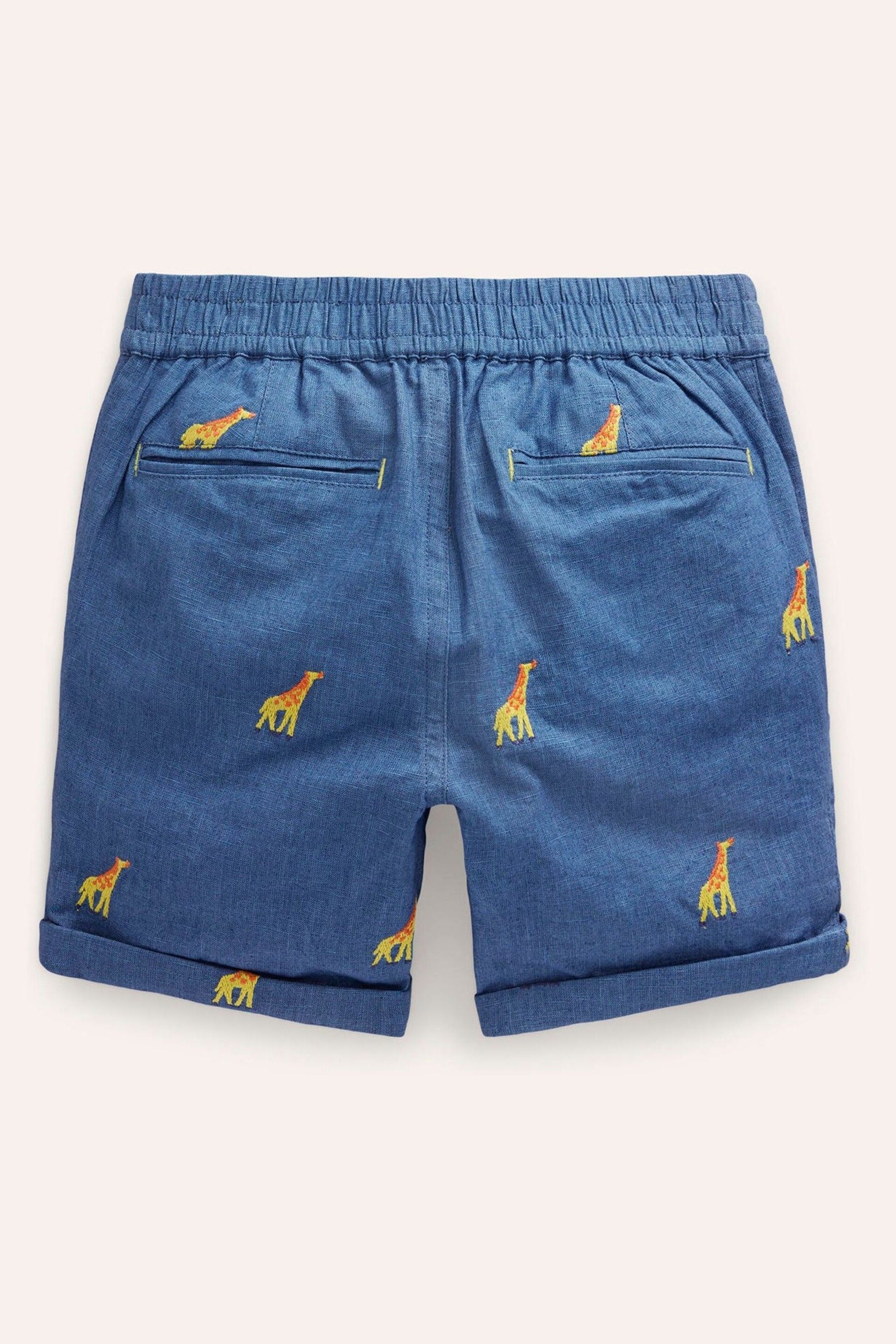 Boden Blue Smart Roll Up Shorts - Image 2 of 3
