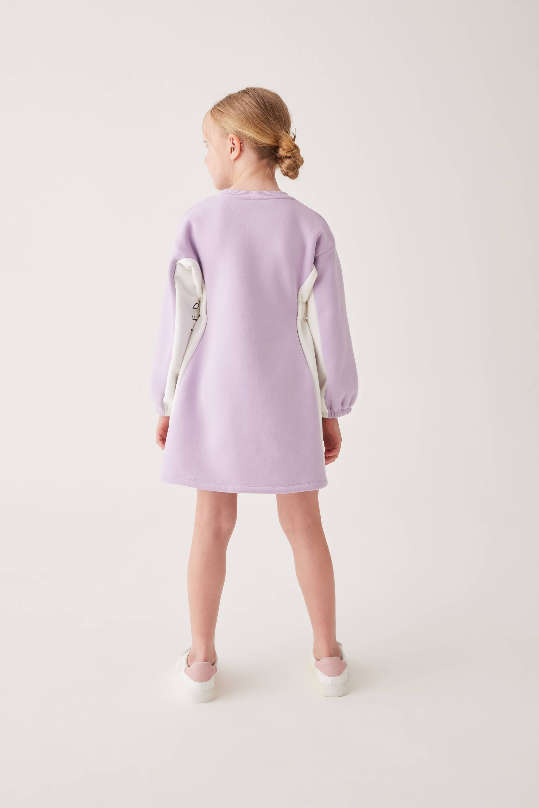 Buy Baker by Ted Baker Purple Panel Sweat Dress from Next Luxembourg