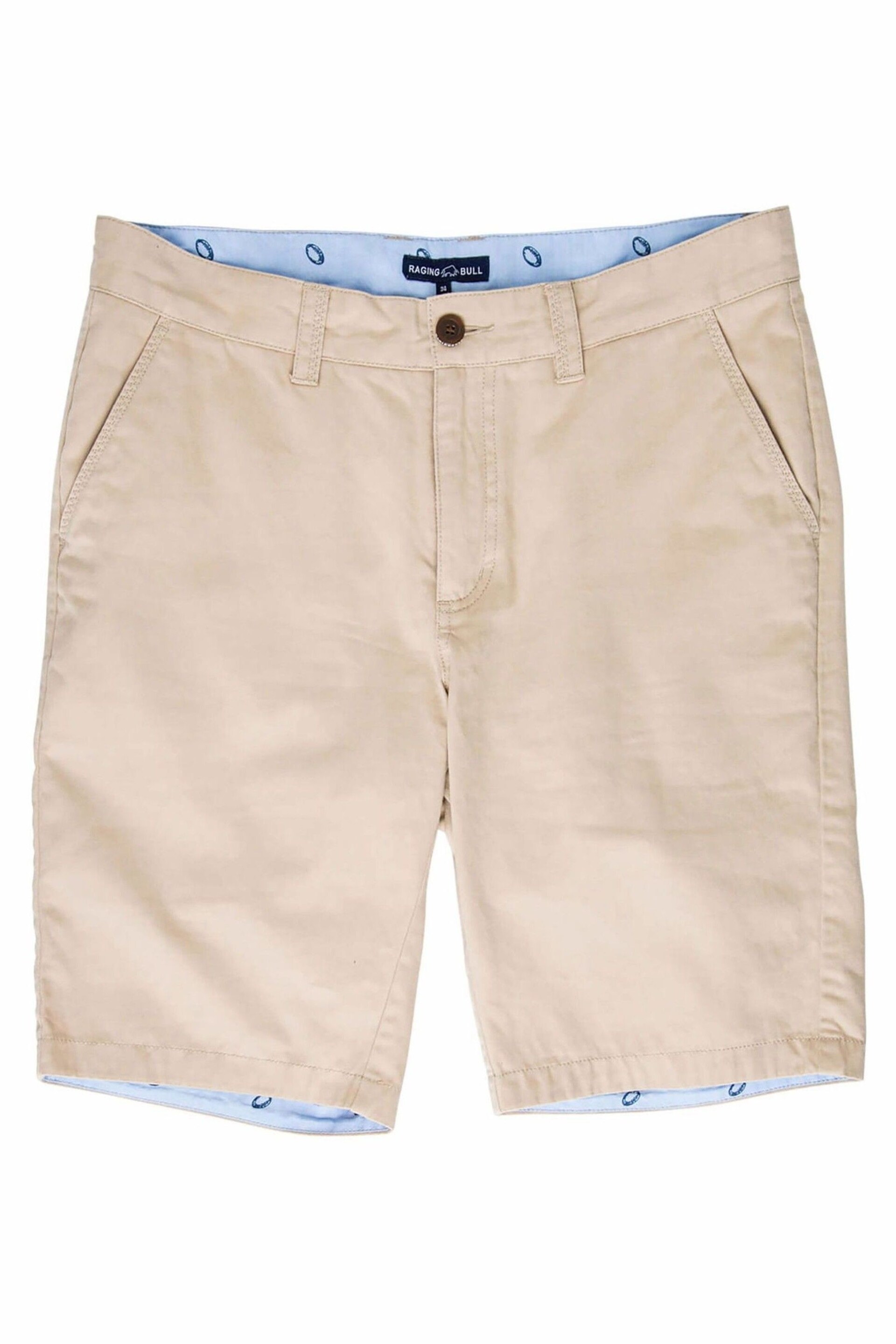 Raging Bull Chino Brown Shorts - Image 4 of 4