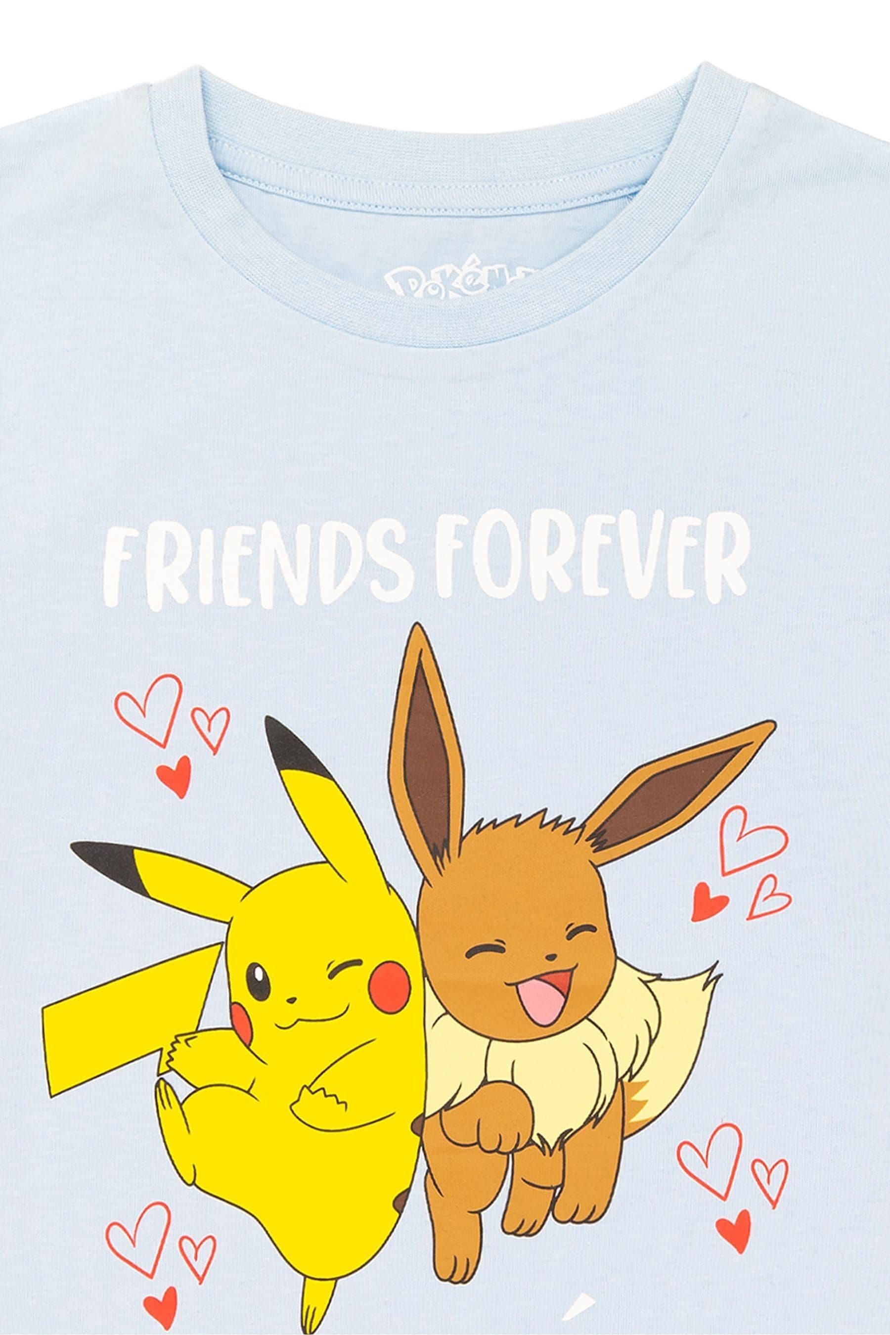 Buy Vanilla Underground Blue Girls Pokemon 100 Cotton T Shirt from the Next UK online shop
