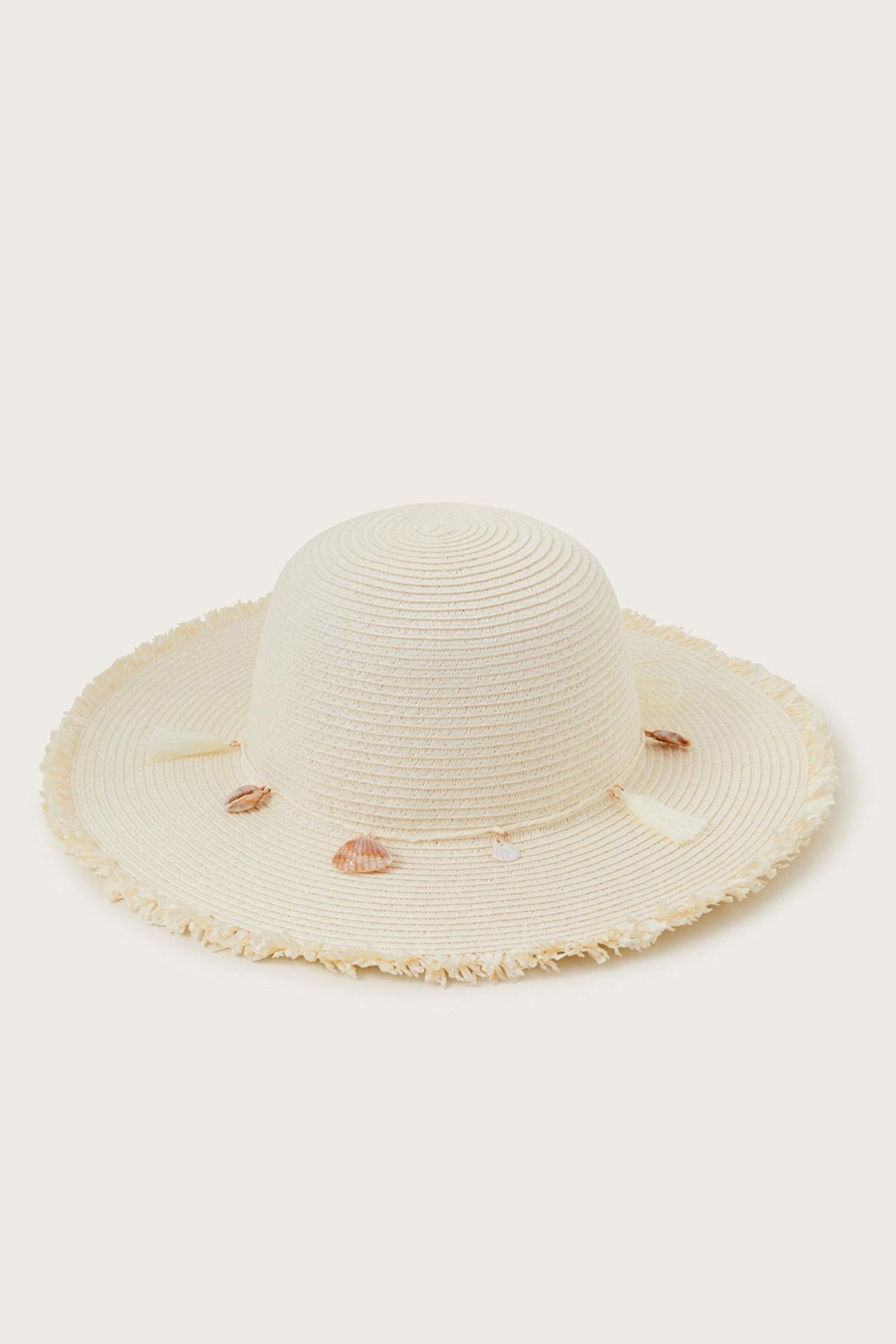 Monsoon Natural Shell Band Straw Hat - Image 1 of 3