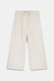 Mint Velvet Cream Jersey Stitch Detail Trousers - Image 5 of 6