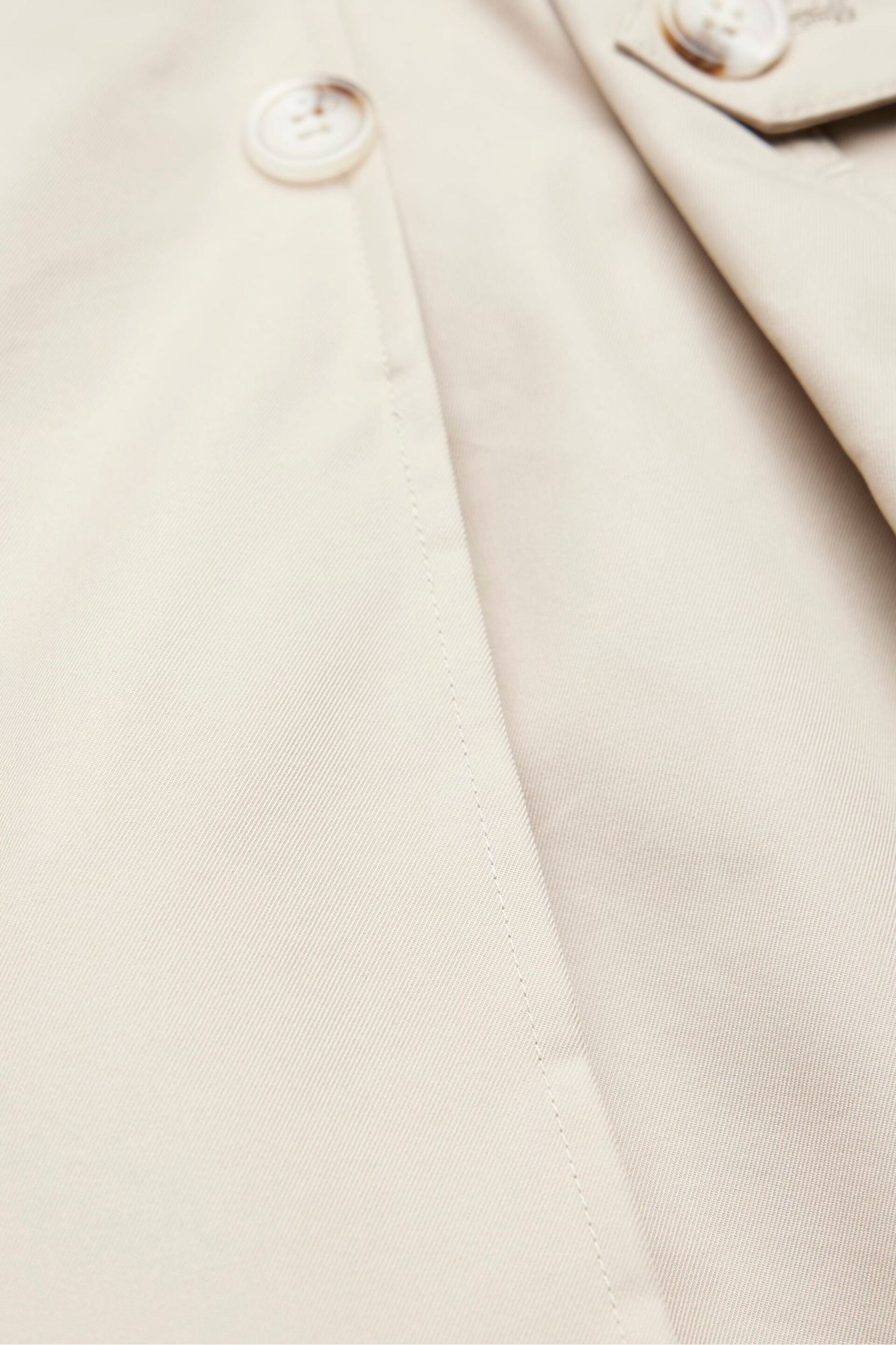 Mint Velvet Cream Jersey Stitch Detail Trousers - Image 6 of 6