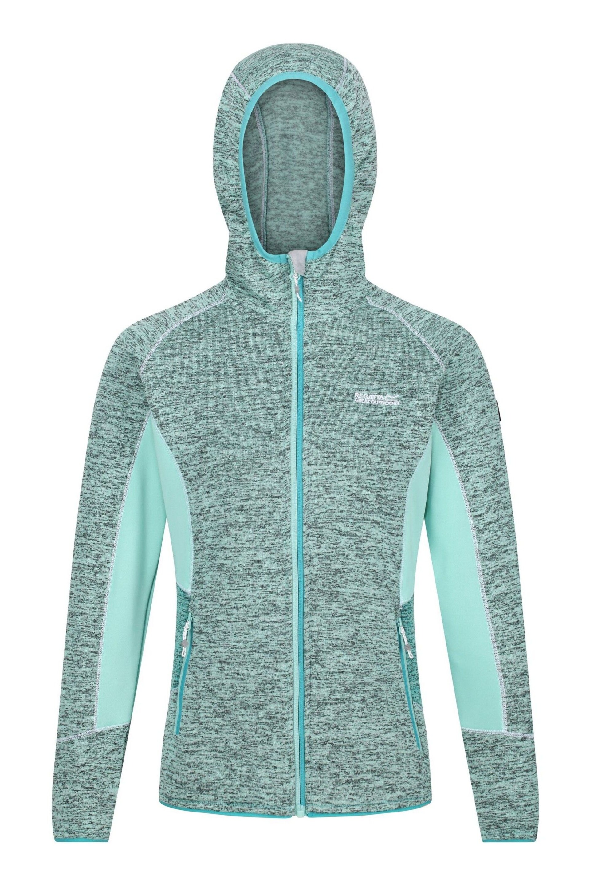 Regatta Blue Walbury III Full Zip Hooded Fleece - Image 7 of 10