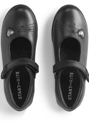 Start-Rite Stardust Black Leather Mary Jane School Shoes - Image 3 of 6