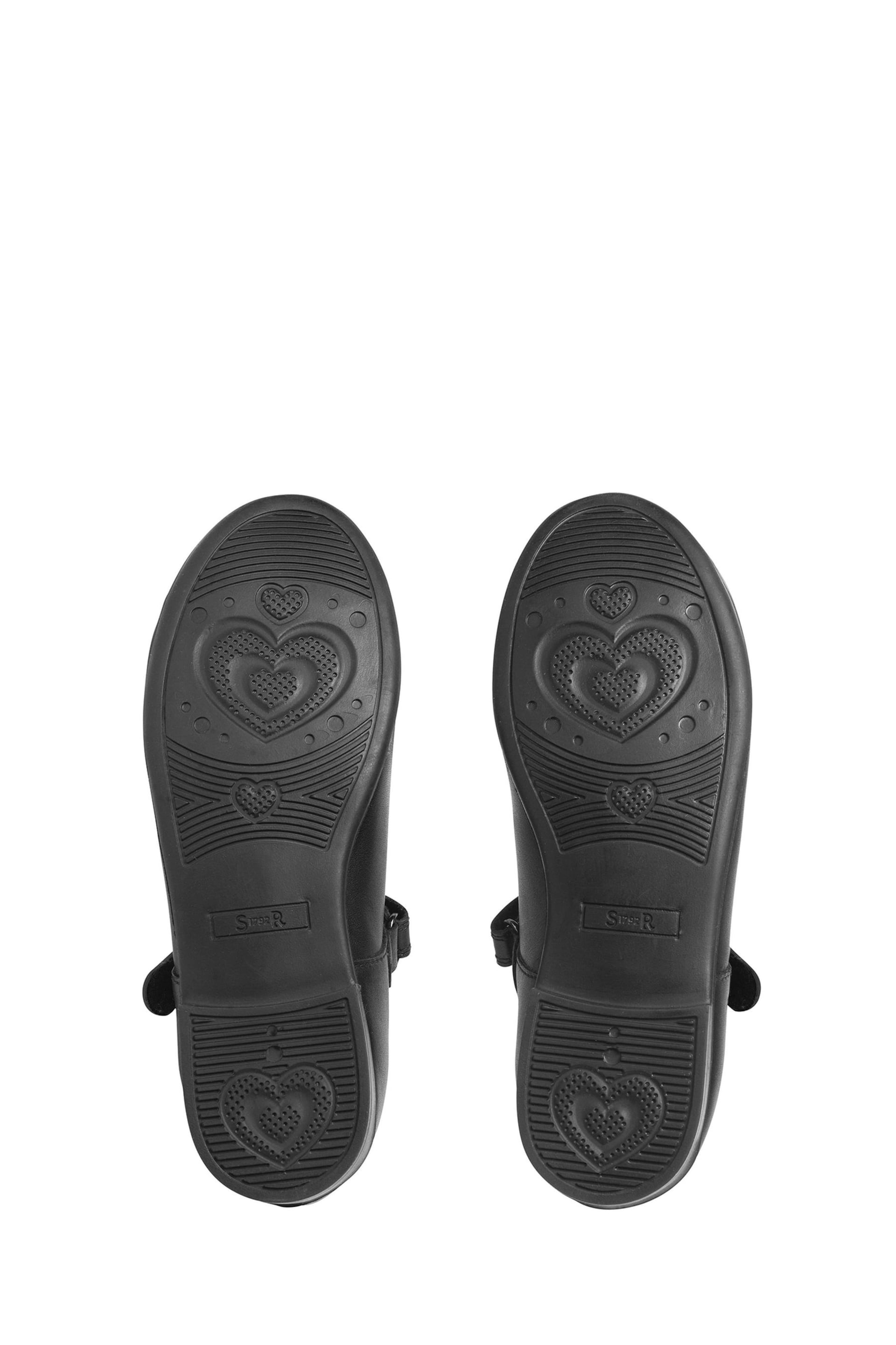 Start-Rite Stardust Black Leather Mary Jane School Shoes - Image 5 of 6