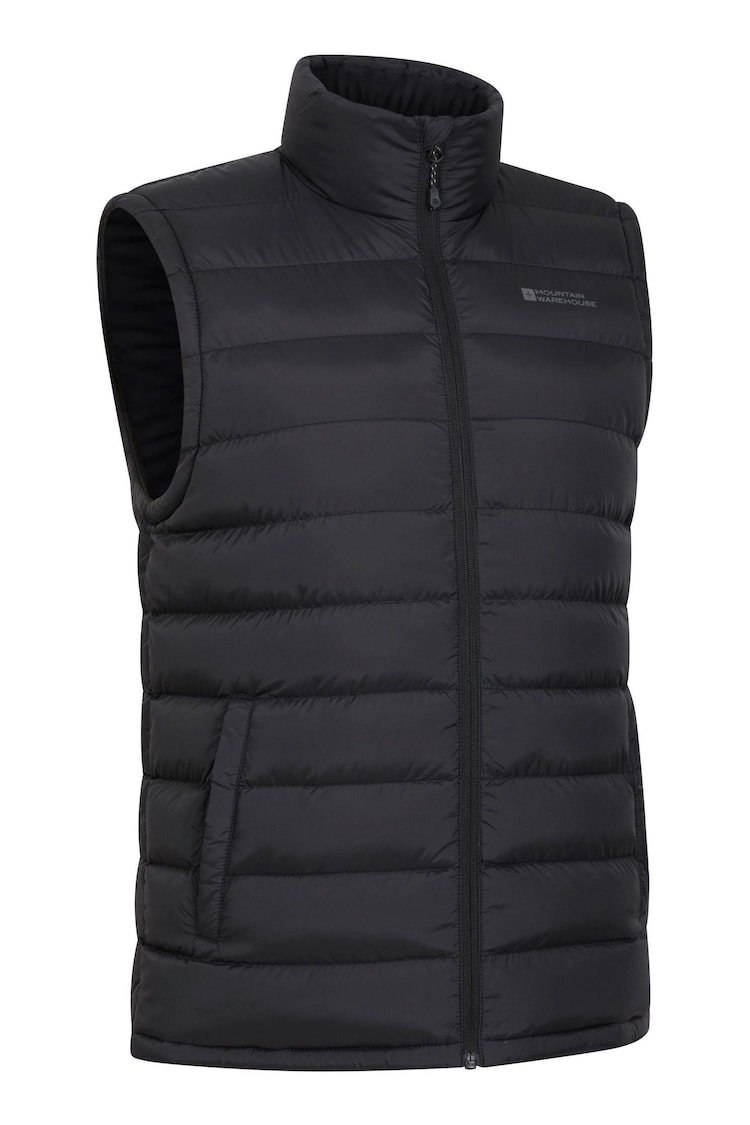 Mountain Warehouse Black Seasons II Mens Water Resistant Padded Gilet - Image 2 of 5