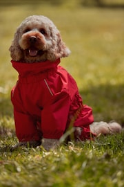 Red 4-Leg Waterproof Dog Coat - Image 1 of 10