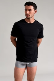 Ted Baker Black Crew Neck T-Shirts 3 Pack - Image 1 of 3