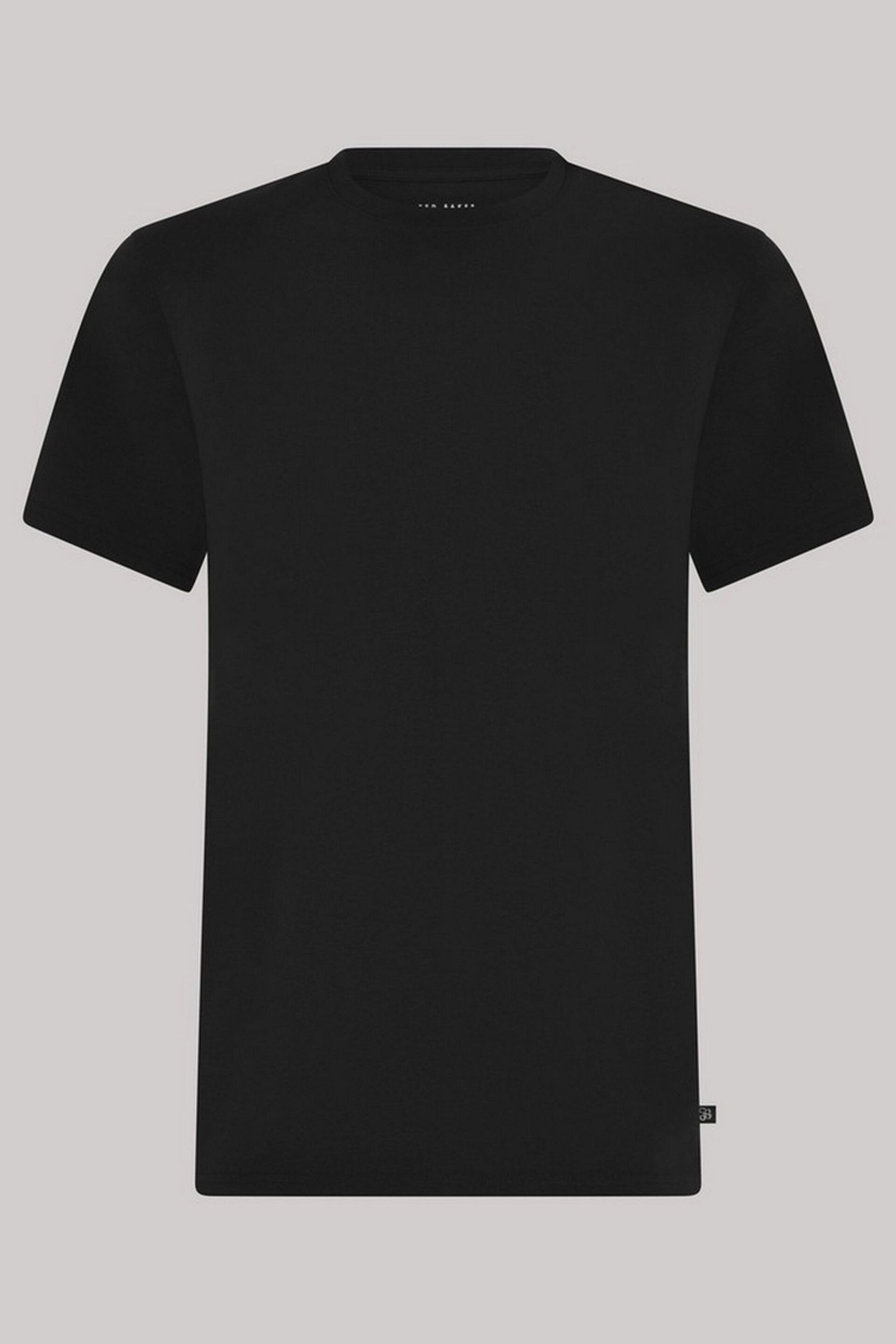 Ted Baker Black Crew Neck T-Shirts 3 Pack - Image 3 of 3