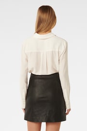 Forever New White Kelsey Long Sleeve Shirt - Image 4 of 5