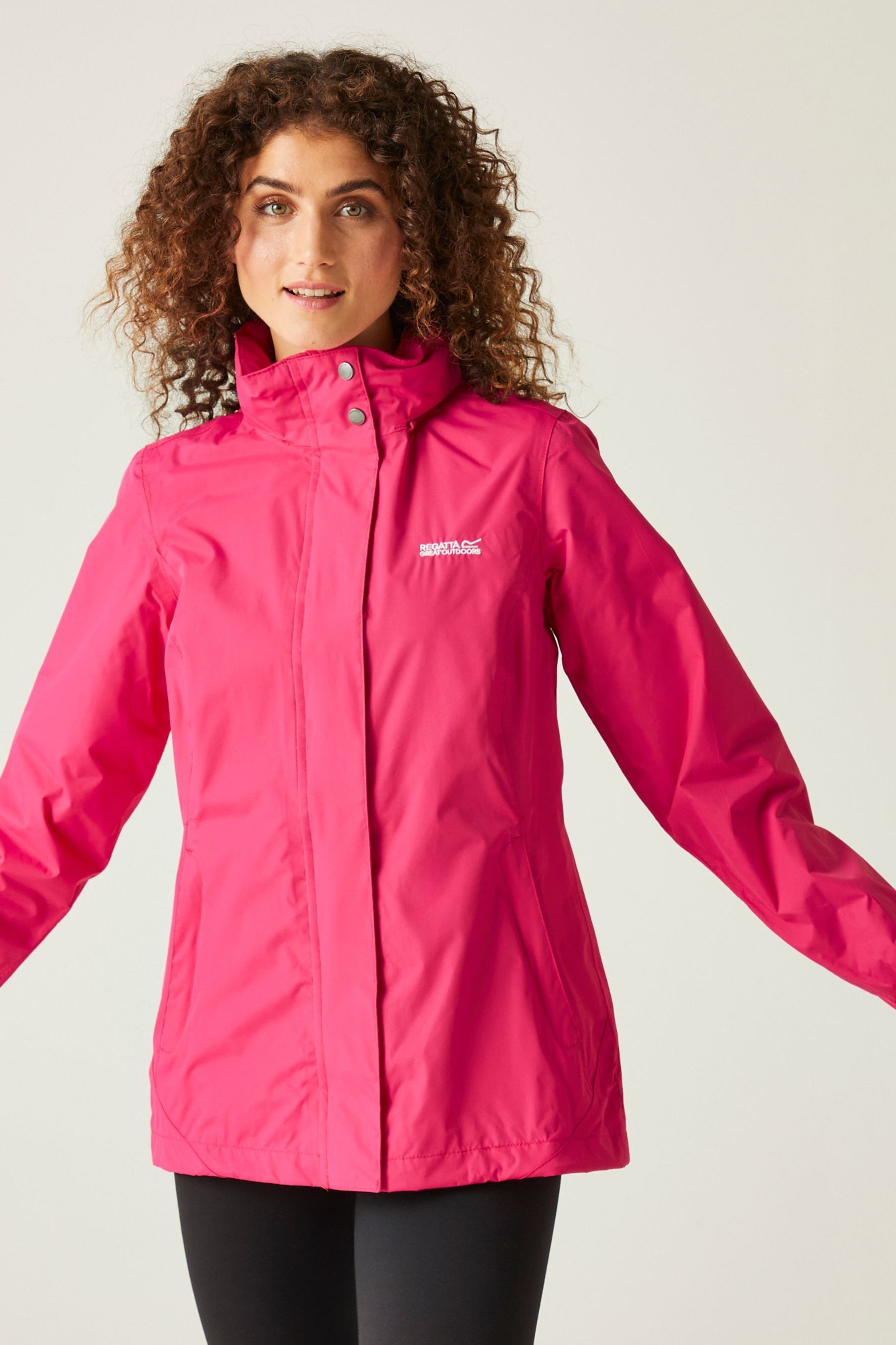 Pink shell jacket new arrivals