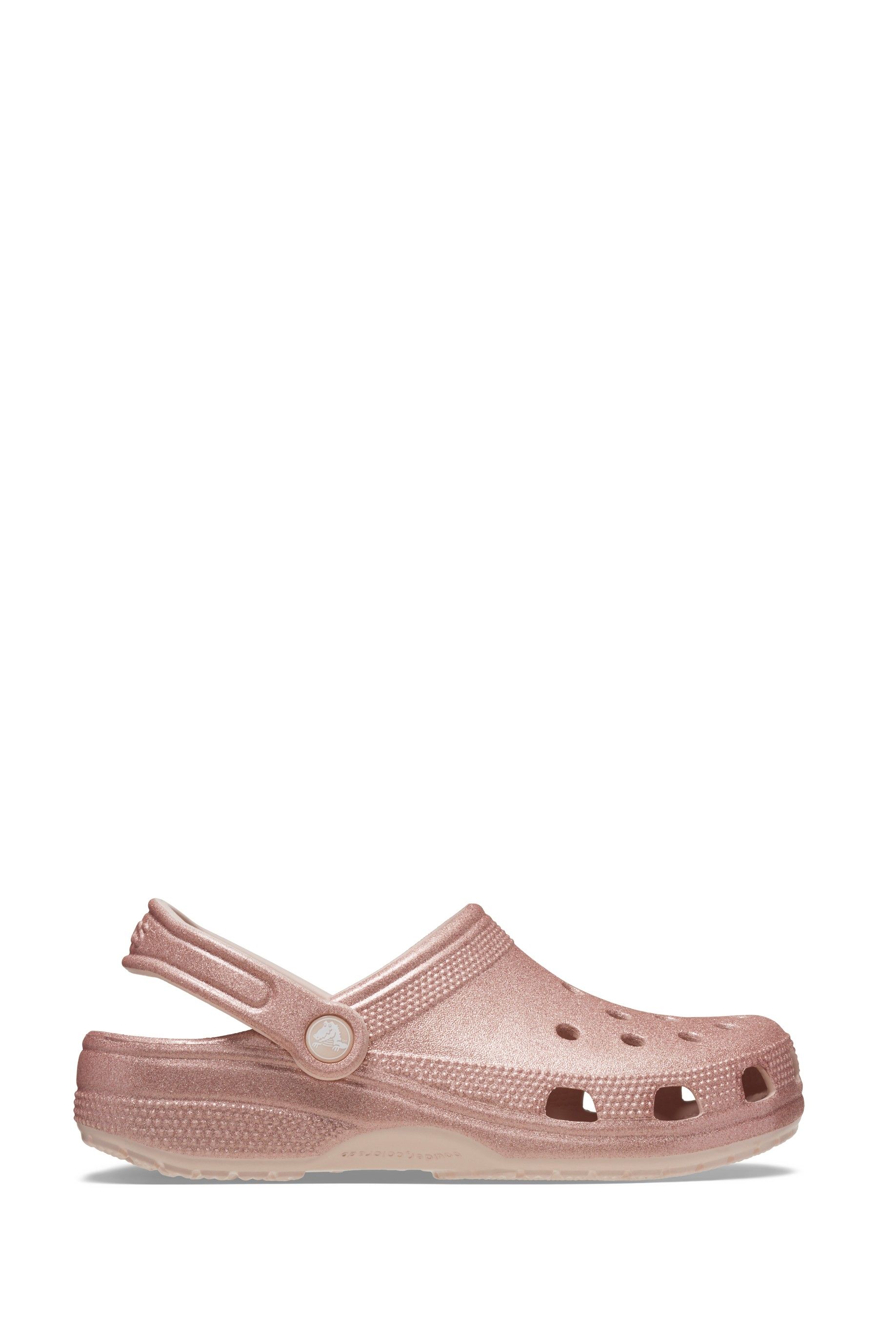 Buy Crocs Pink Classic Glitter Clogs from Next Mexico