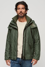 Superdry Green Hooded Mountain SD Windbreaker Jacket - Image 1 of 4