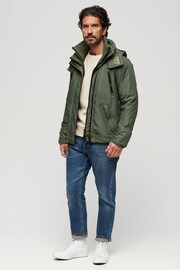 Superdry Green Hooded Mountain SD Windbreaker Jacket - Image 3 of 4