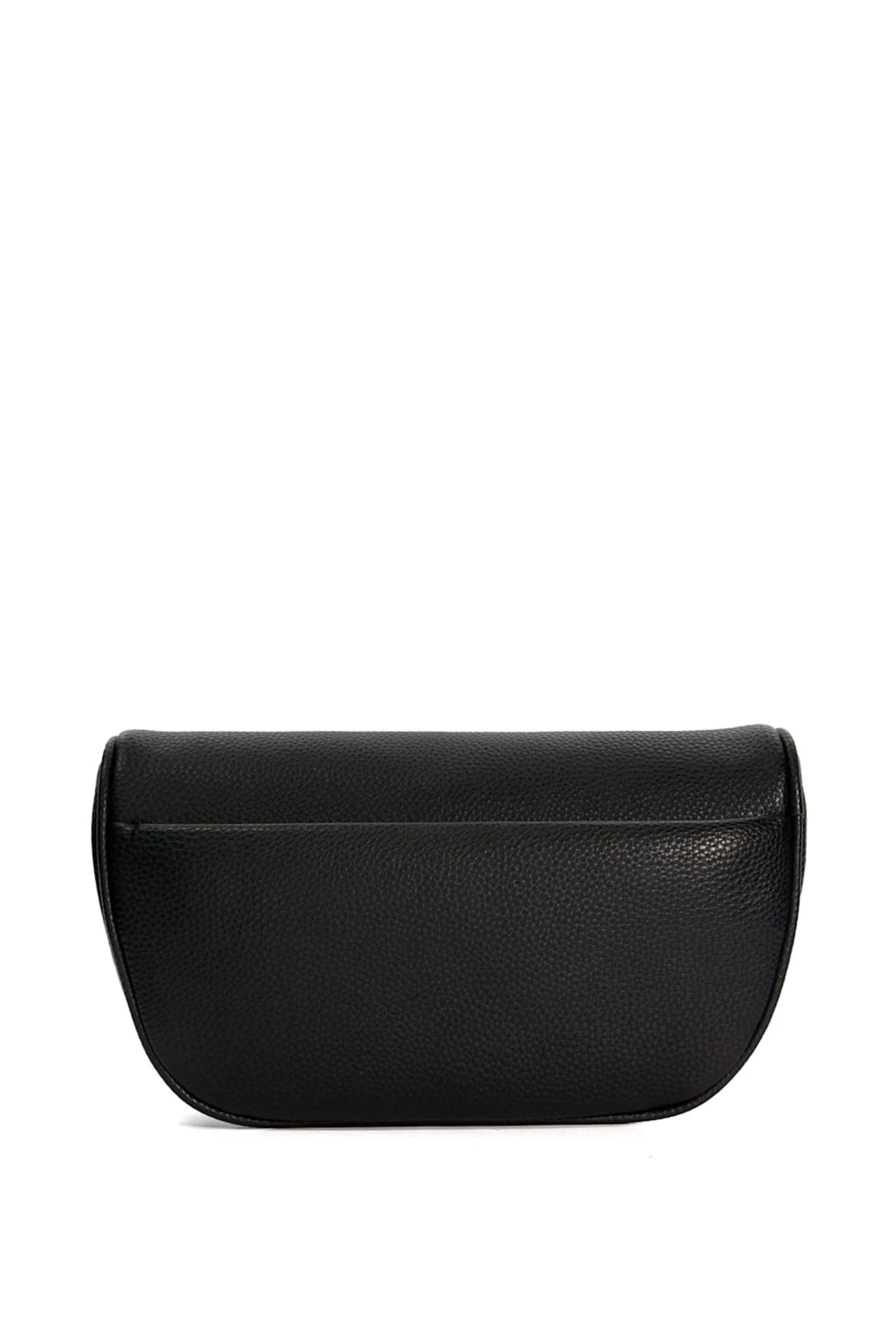 Dune London Black Small Dent Curved Cross-Body Bag - Image 4 of 6