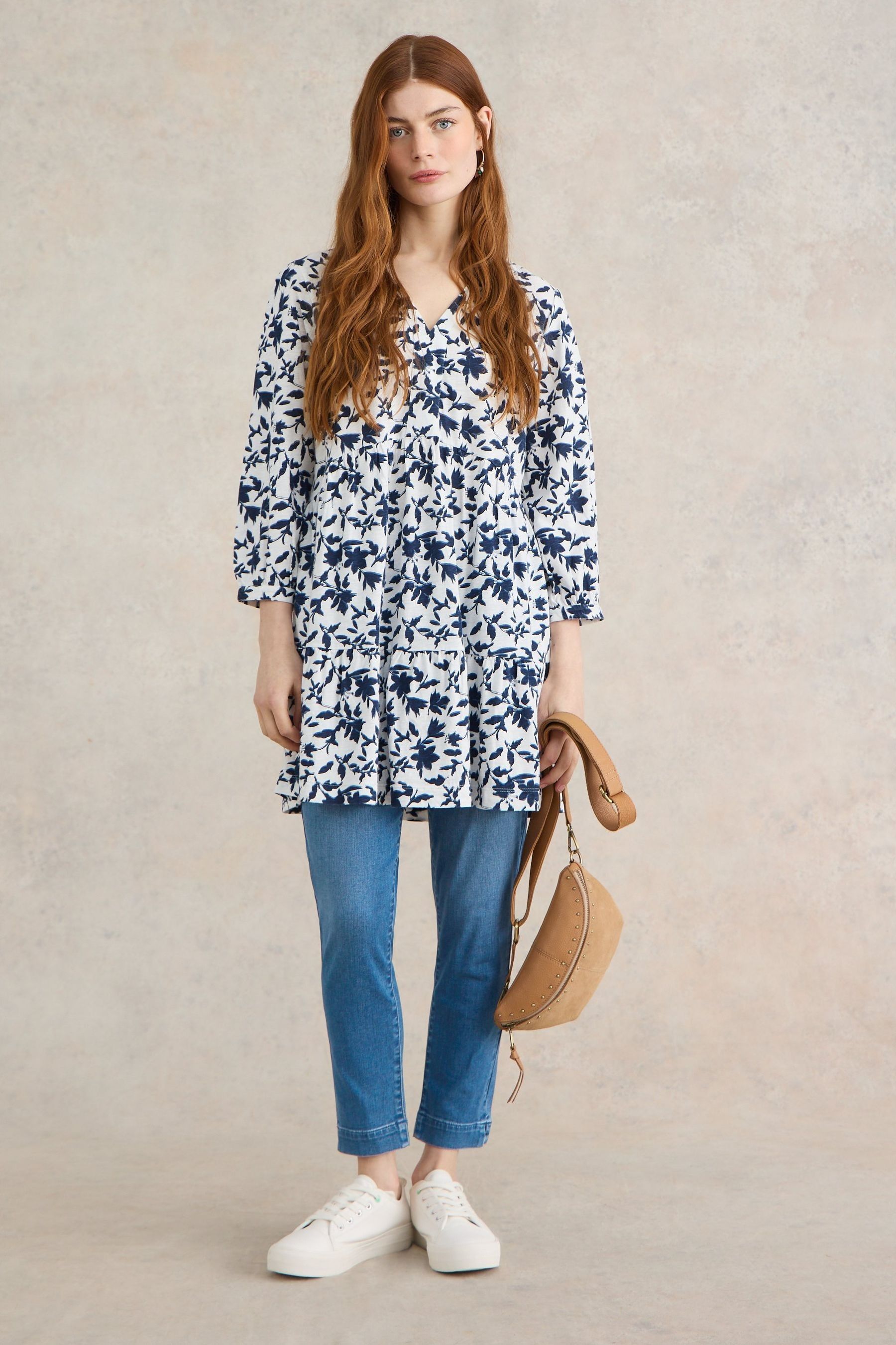 Buy White Stuff Blue Janey Crop Jeggings from Next Luxembourg