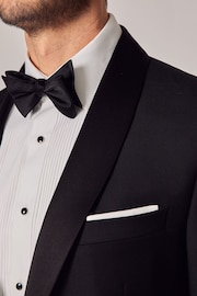 Hawes & Curtis Slim Shawl Dinner Black Jacket - Image 3 of 6