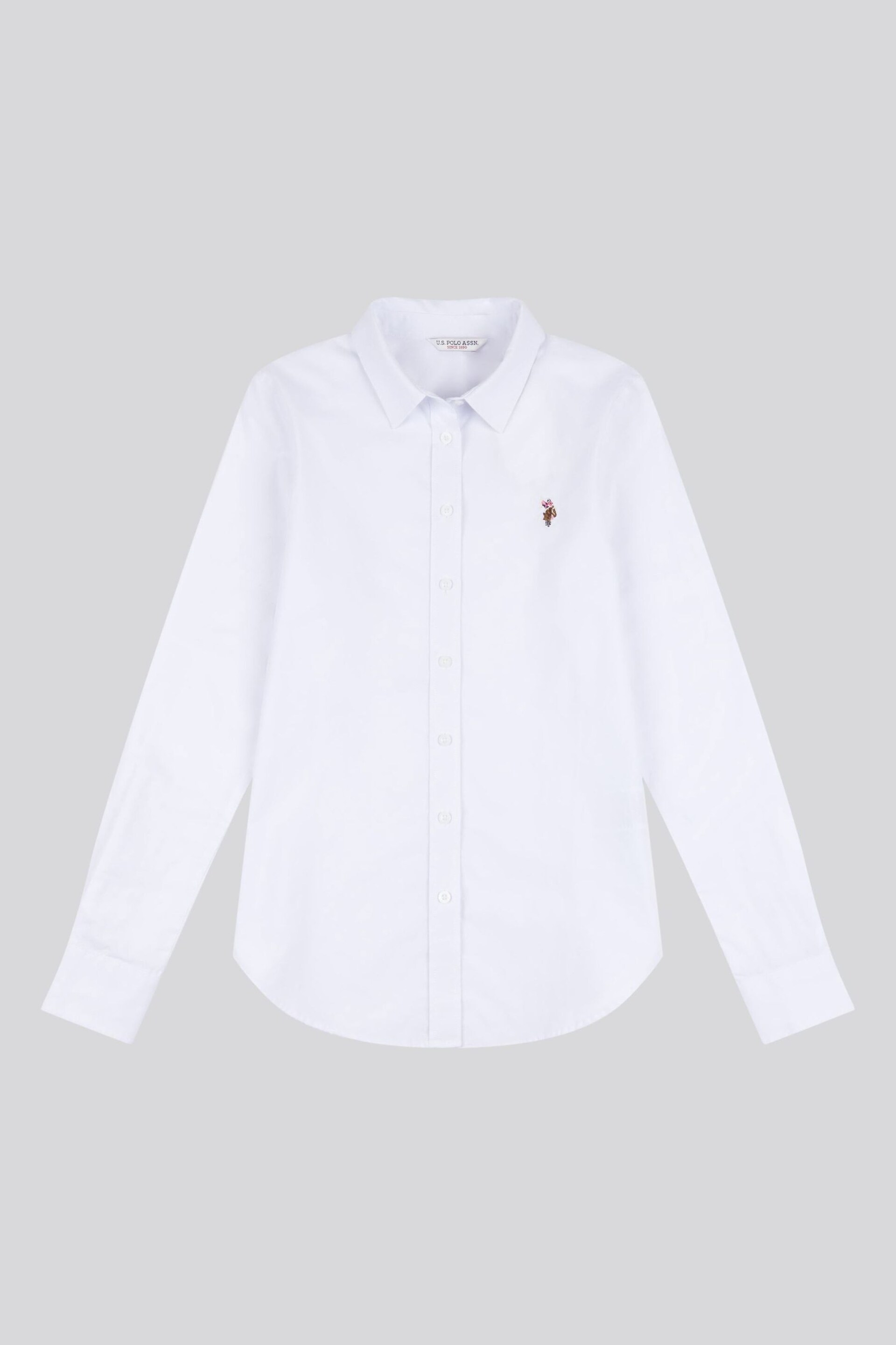 U.S. Polo Assn. Womens Classic Fit Oxford Shirt - Image 7 of 8