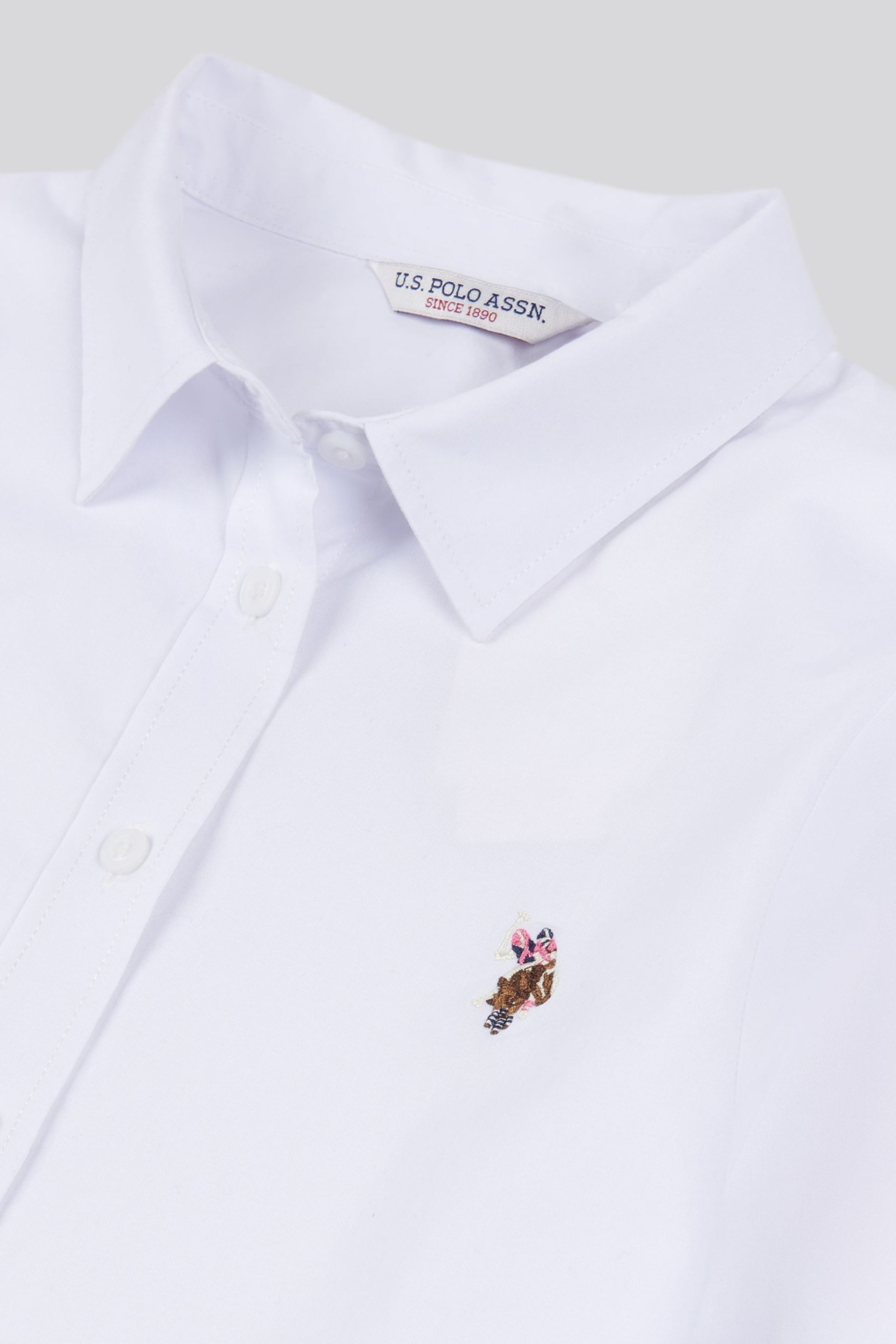 U.S. Polo Assn. Womens Classic Fit Oxford Shirt - Image 8 of 8