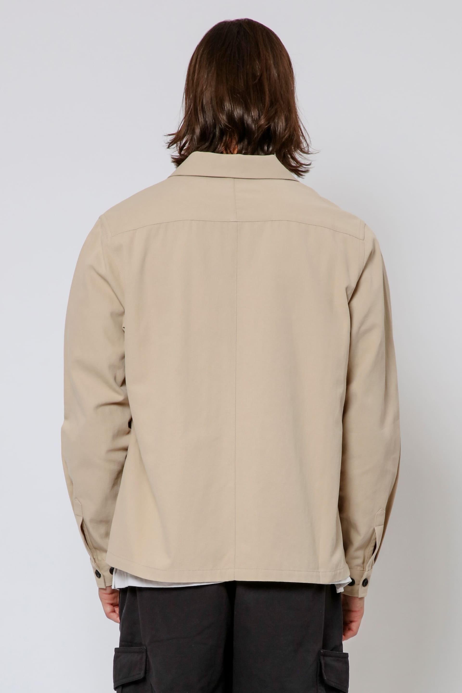 Religion Brown Button Up Drill Overshirt - Image 2 of 4