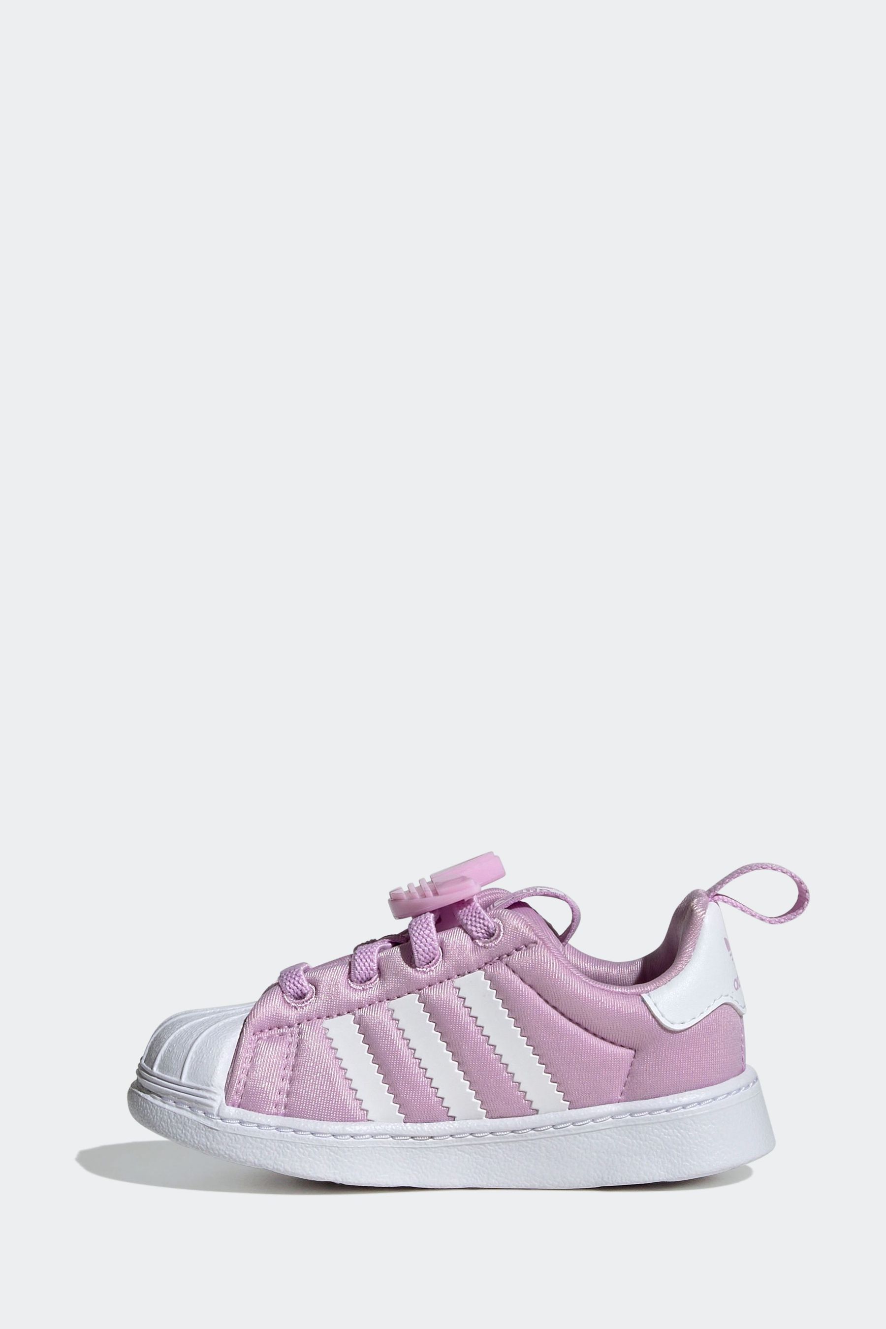 adidas Originals Lilac Purple Superstar 360 Comfort Closure Kids Trainers