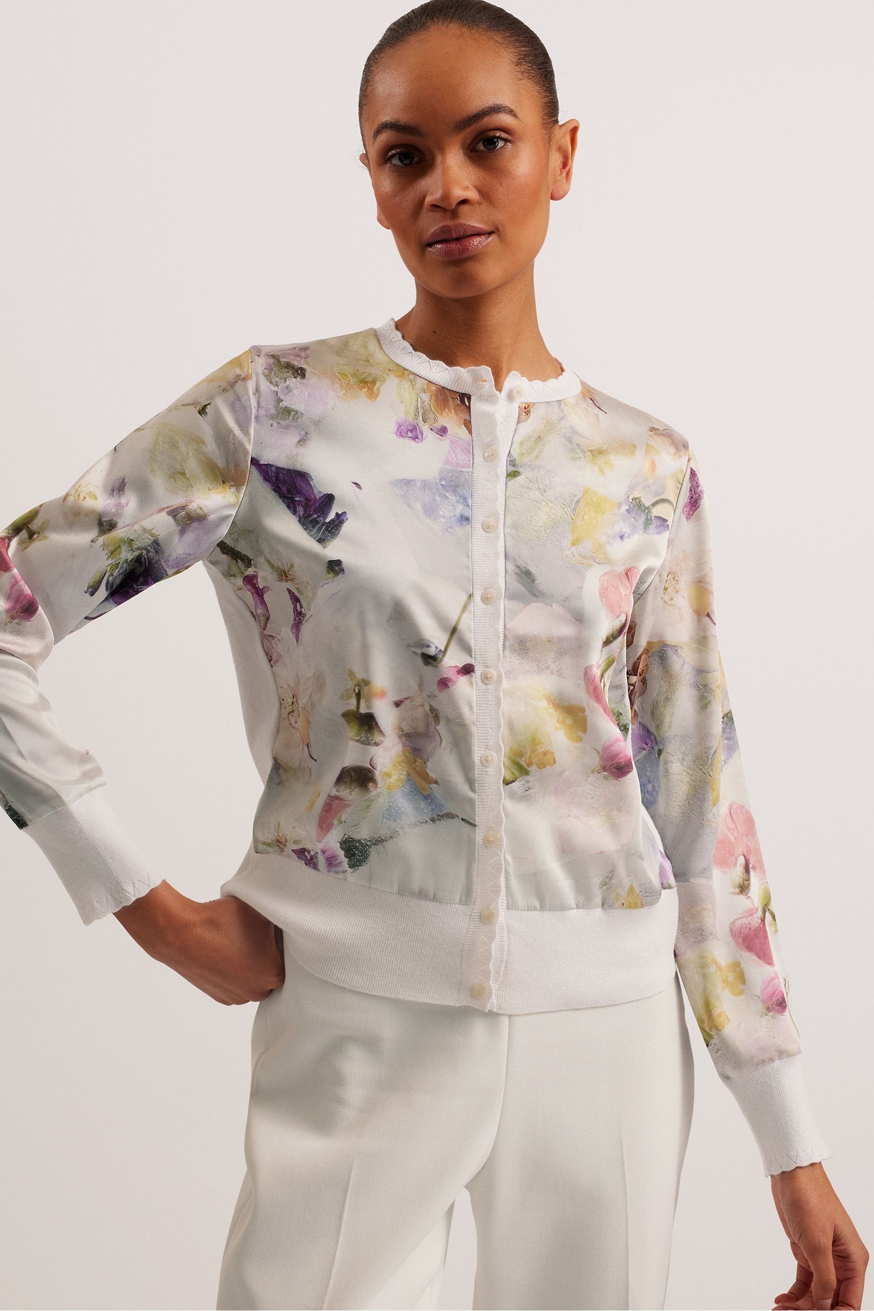 Ted baker white cardigan sales