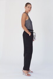 Religion Black Utility Style Ray Cargo Trousers - Image 4 of 5