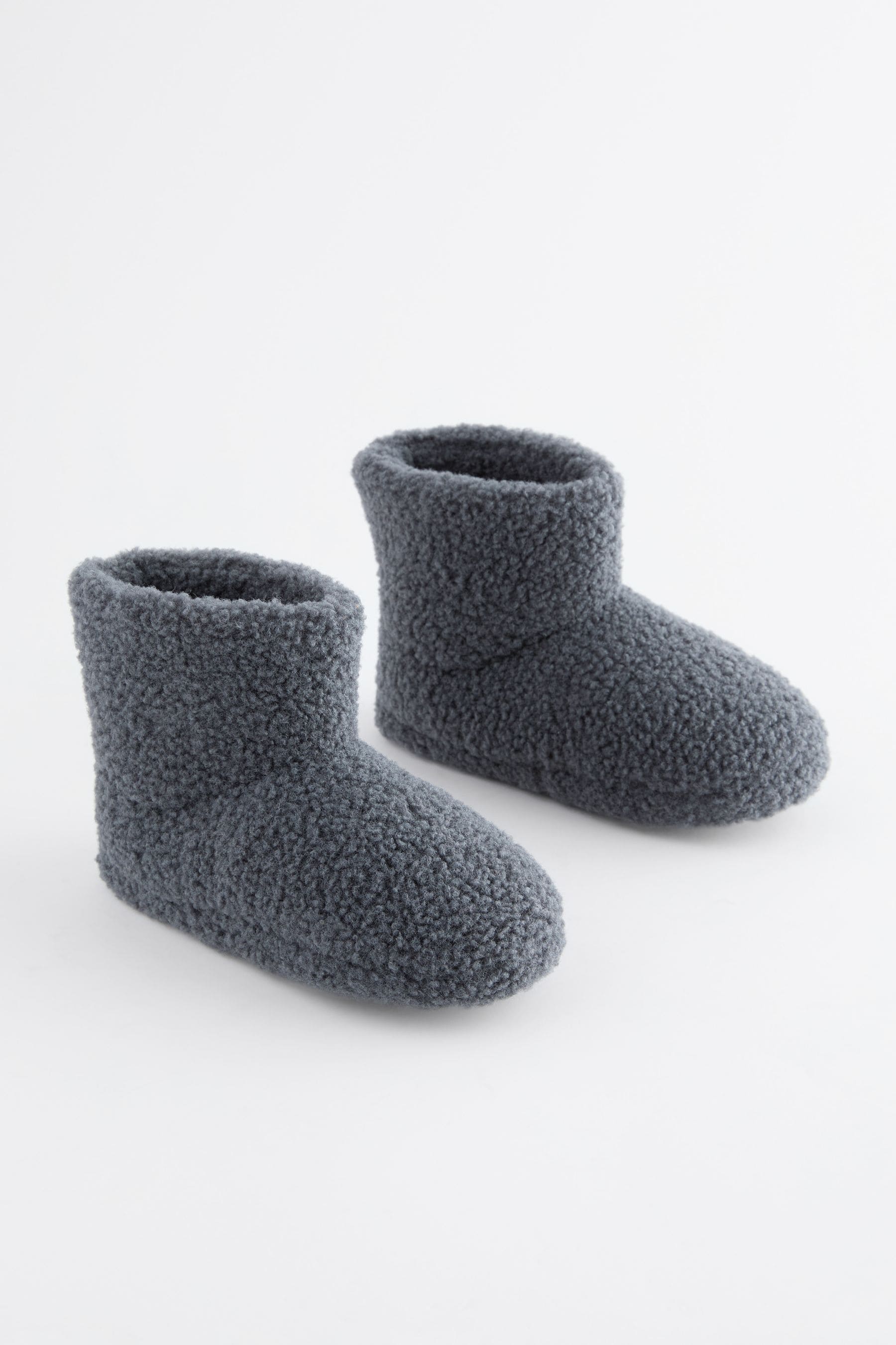 Buy Grey Warm Lined Slipper Boots from the Next UK online shop