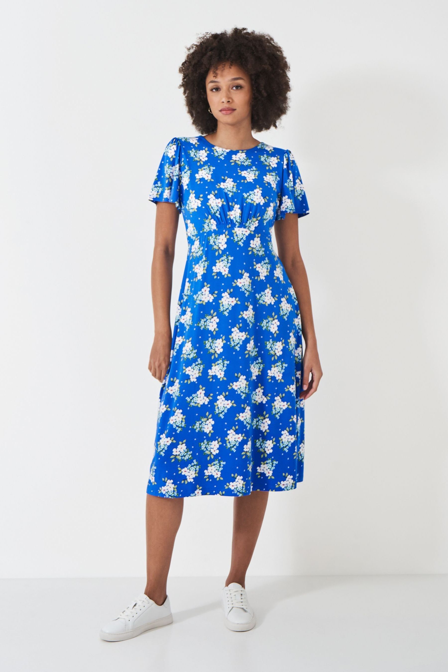 Buy Crew Clothing Jenna Floral Jersey Midi Dress from Next Luxembourg