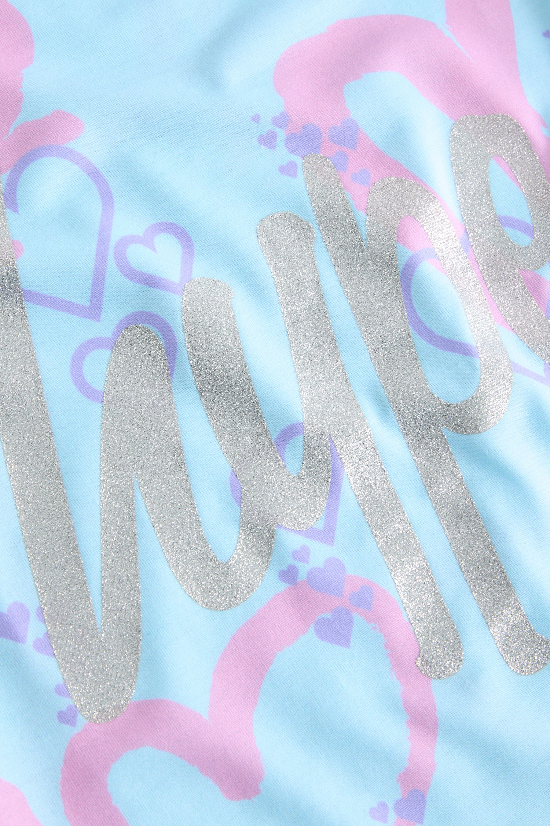 Buy Hype. Girls Blue Heart Xoxo 100 Cotton T Shirt Next Ukraine