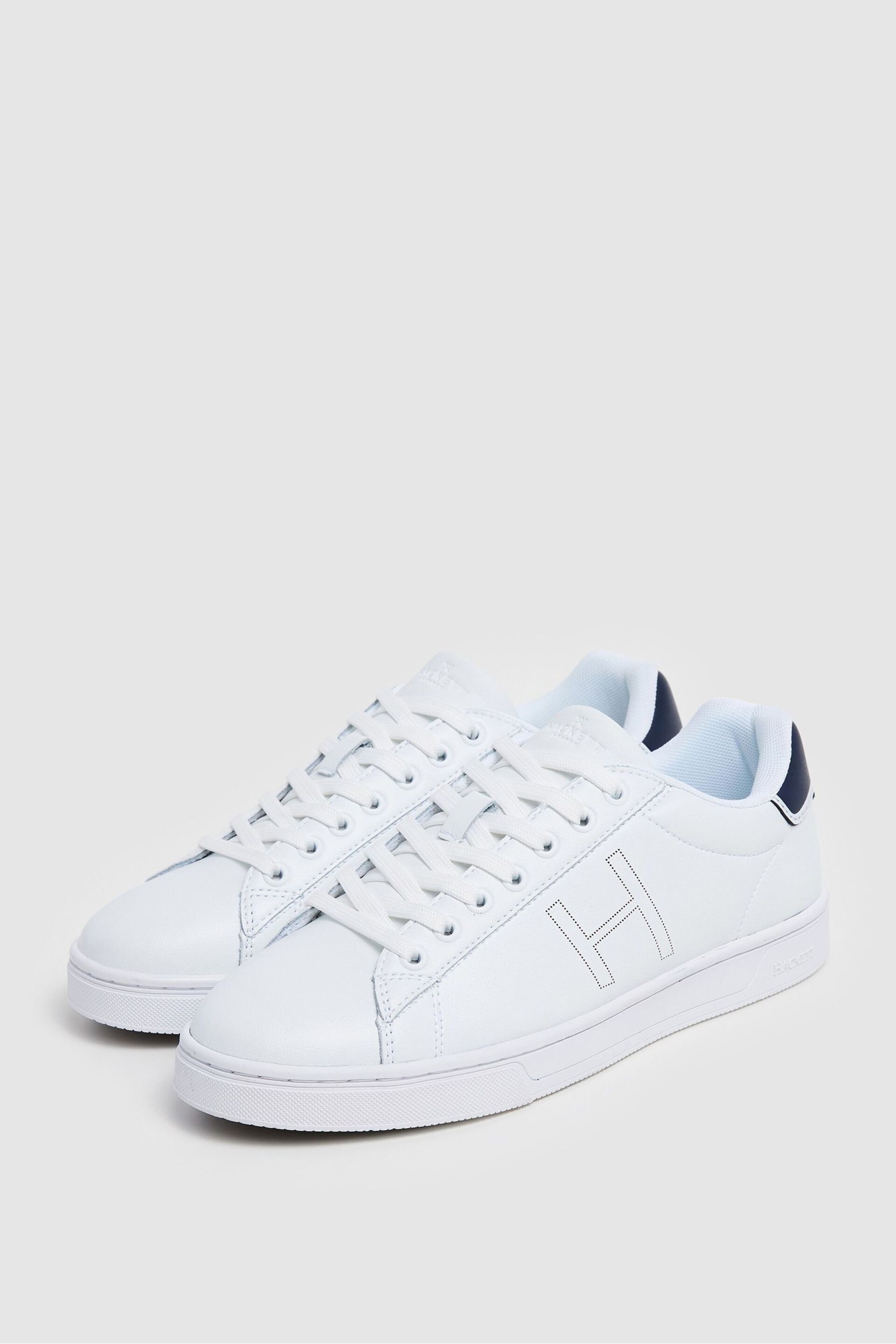 Hackett London Men Sportive White Sneakers - Image 2 of 5