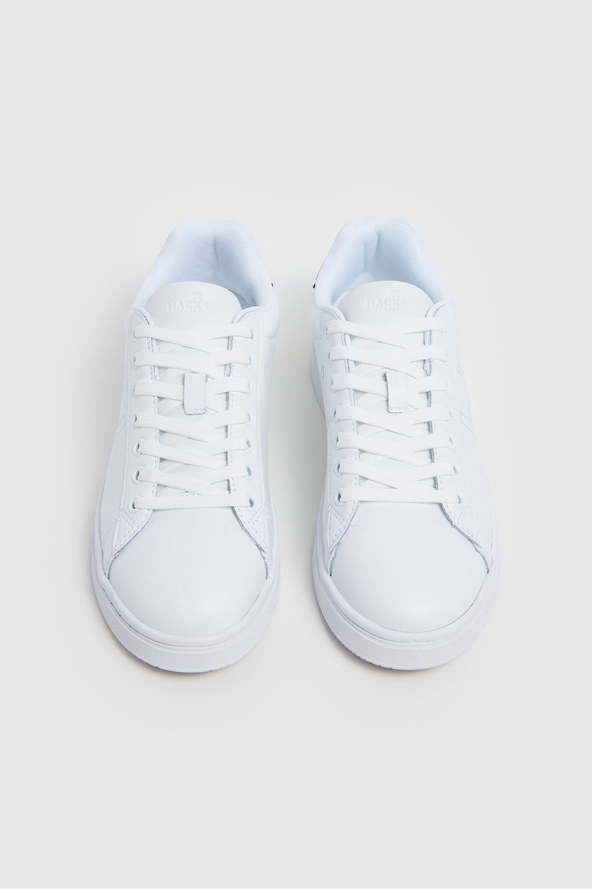 Hackett London Men Sportive White Sneakers - Image 4 of 5