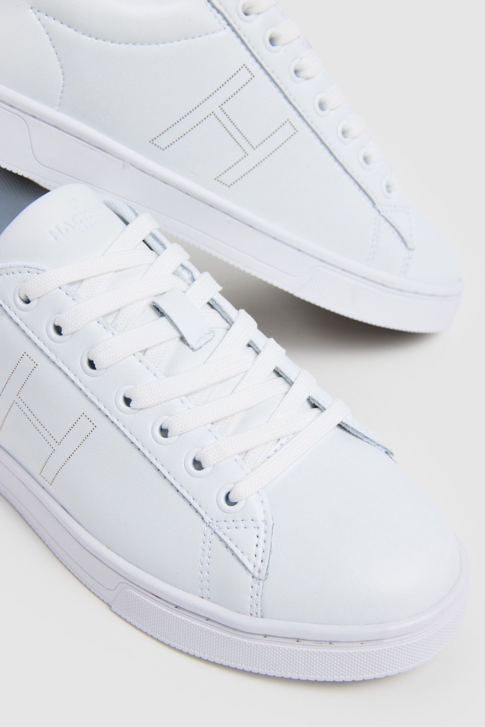 Hackett London Men Sportive White Sneakers - Image 5 of 5